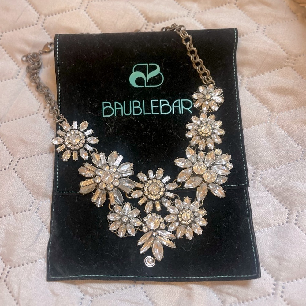 Bauble Bar Crystal Statement Necklace